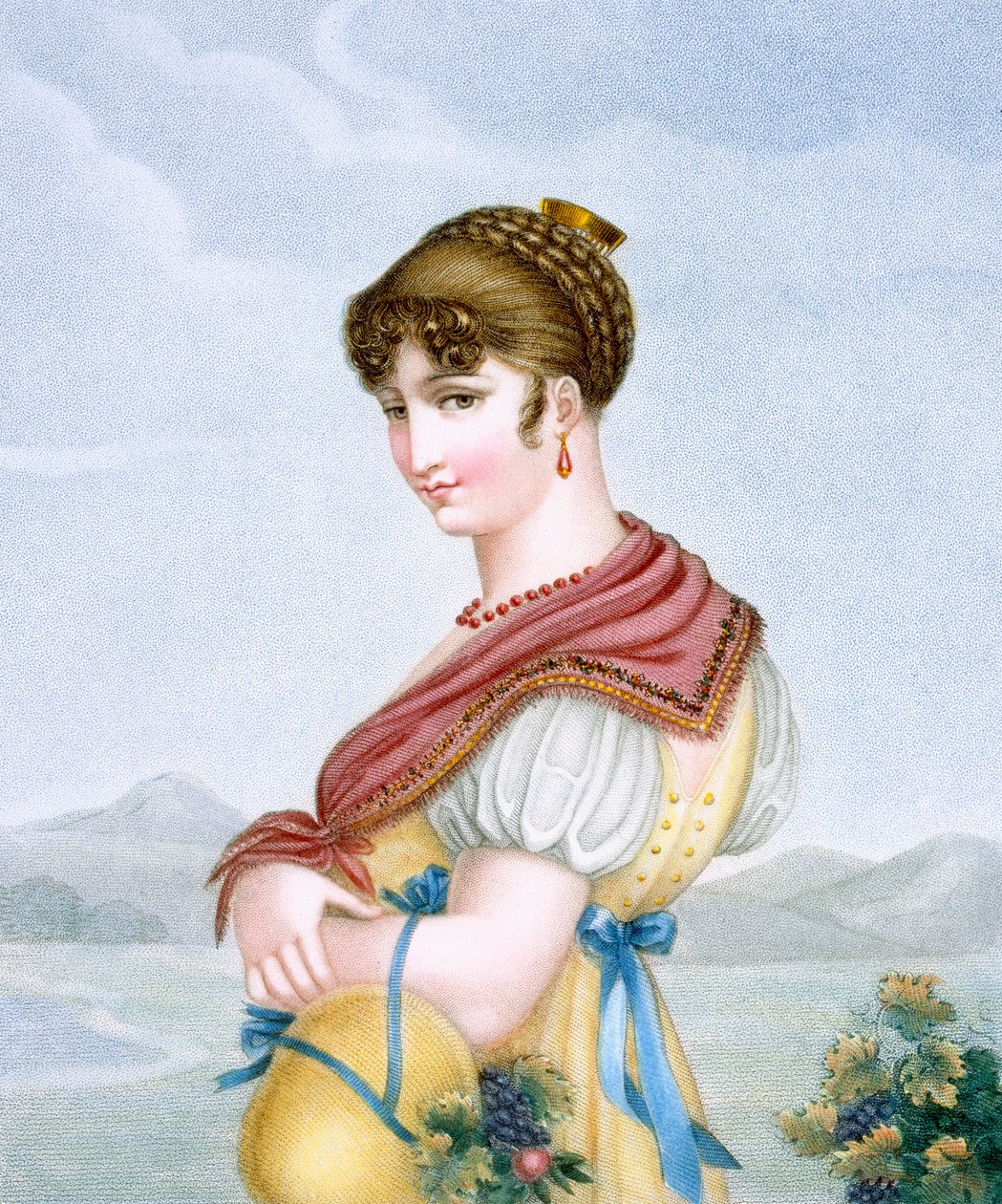 Die Träumerei, graviert von Augrand, ca. 1816 von Parfait Augrand