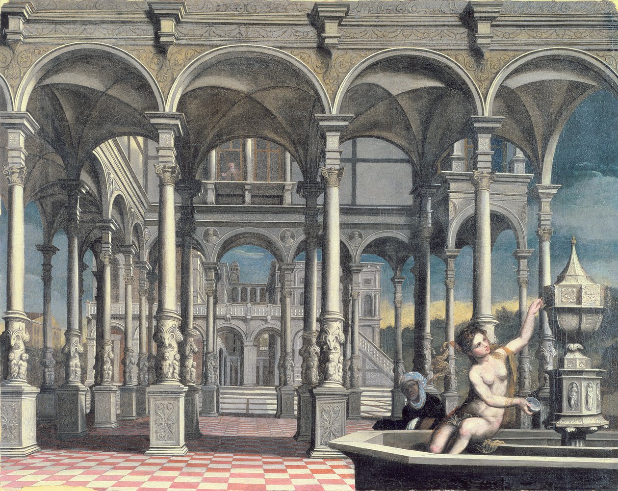 David und Bathseba von Paris Bordone