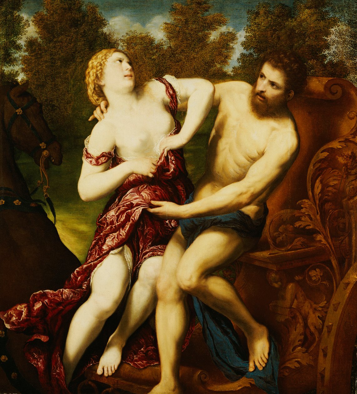 Die Entführung der Proserpina von Paris Bordone