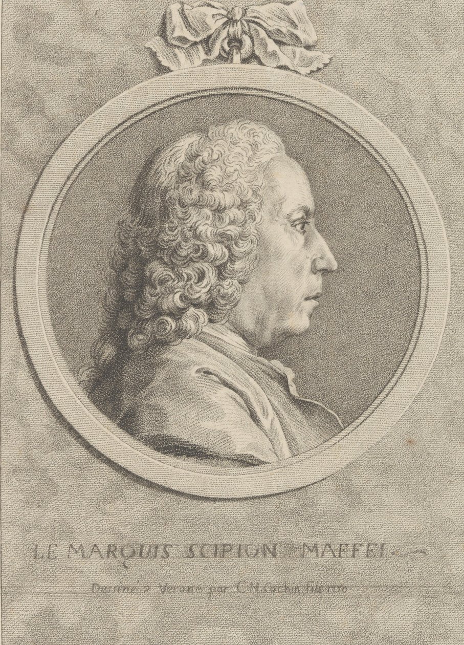 Le Marque Scipion Maffei, 1750 von Pariset
