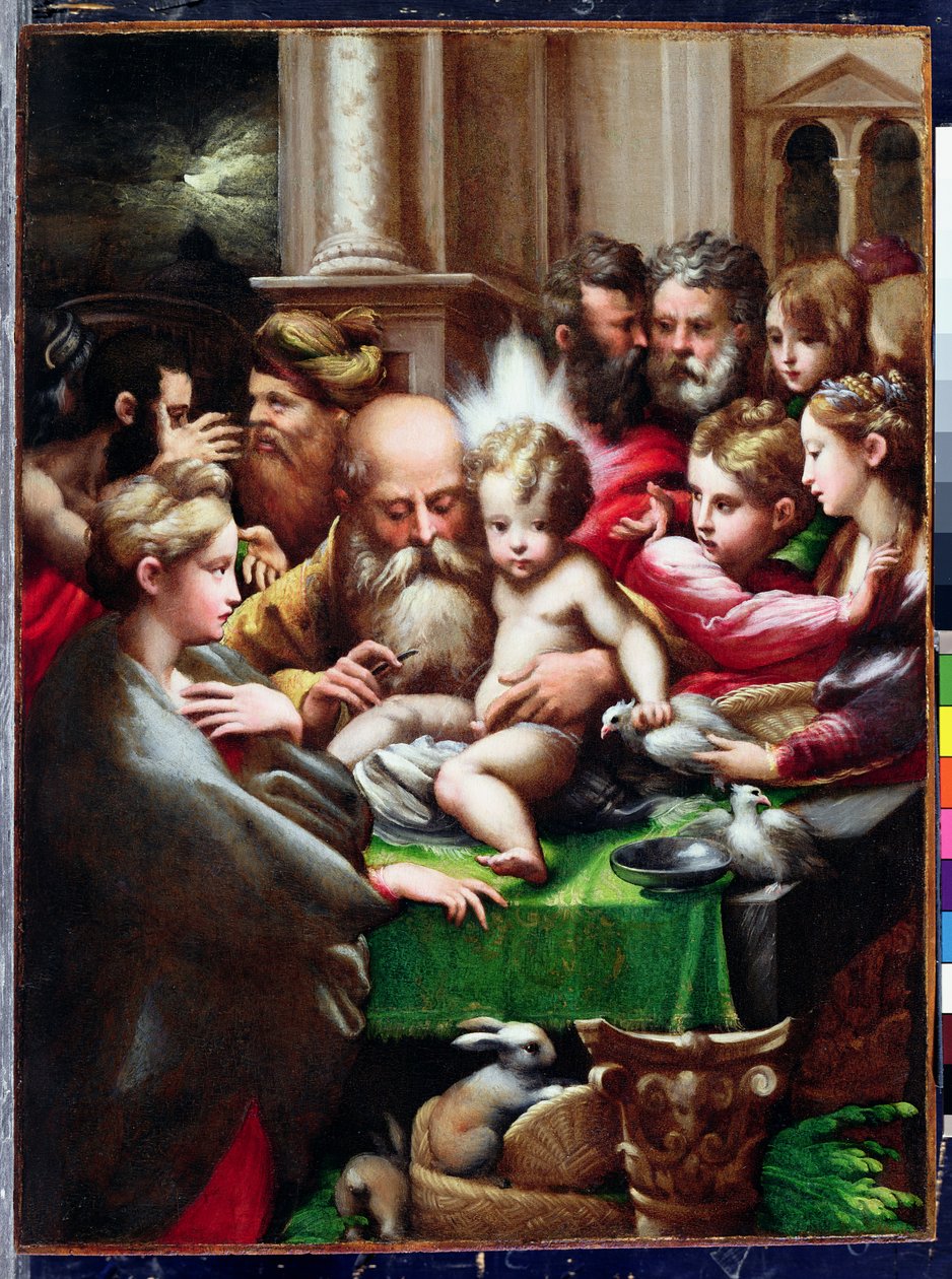 Die Beschneidung, ca. 1523 von Parmigianino