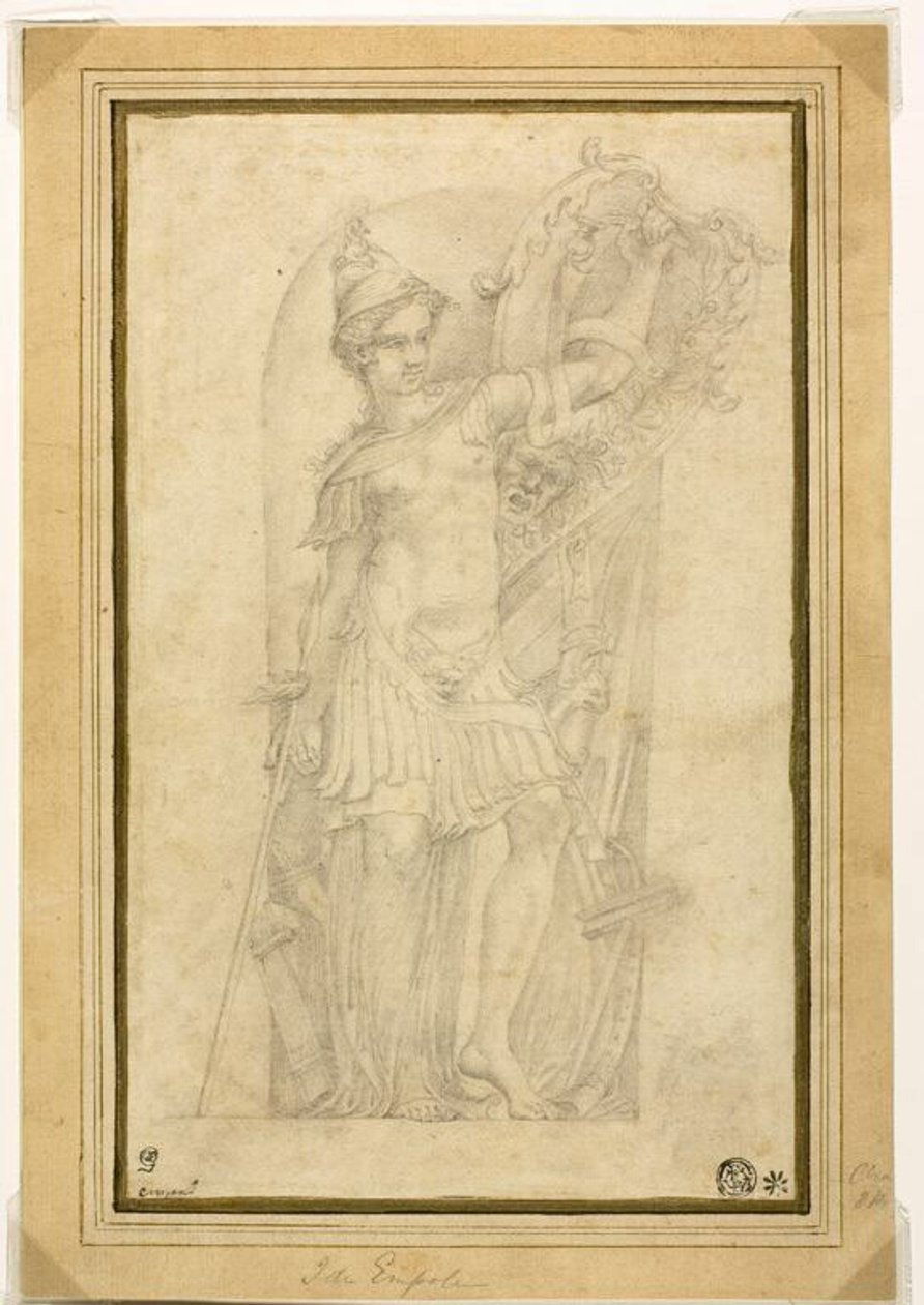 Minerva (oder Bellona) in einer Nische von Parmigianino
