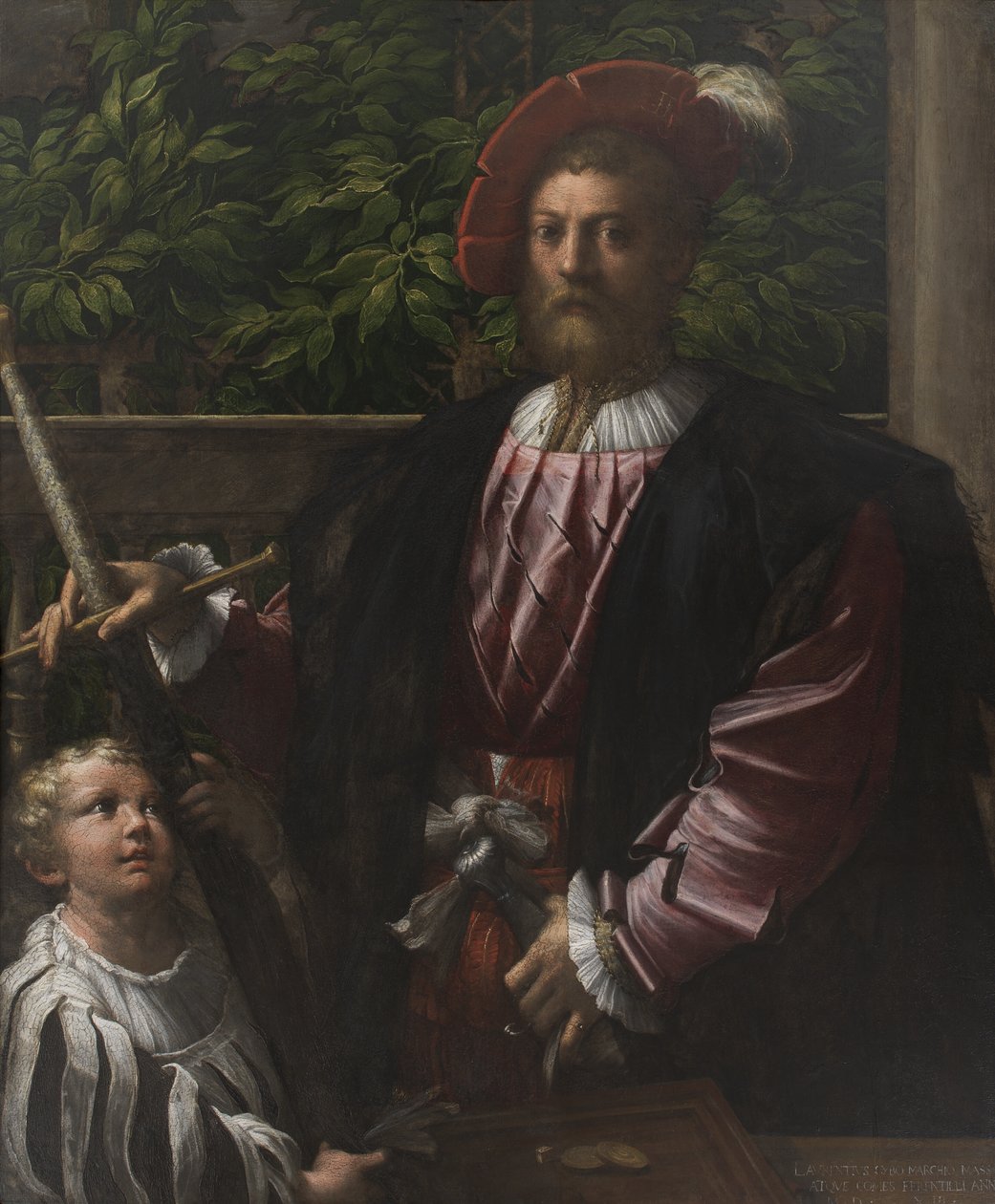 Porträt von Lorenzo Cybo von Parmigianino