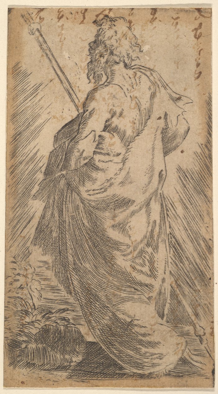 Der heilige Jakobus der Ältere, frühes 16. Jahrhundert von Parmigianino