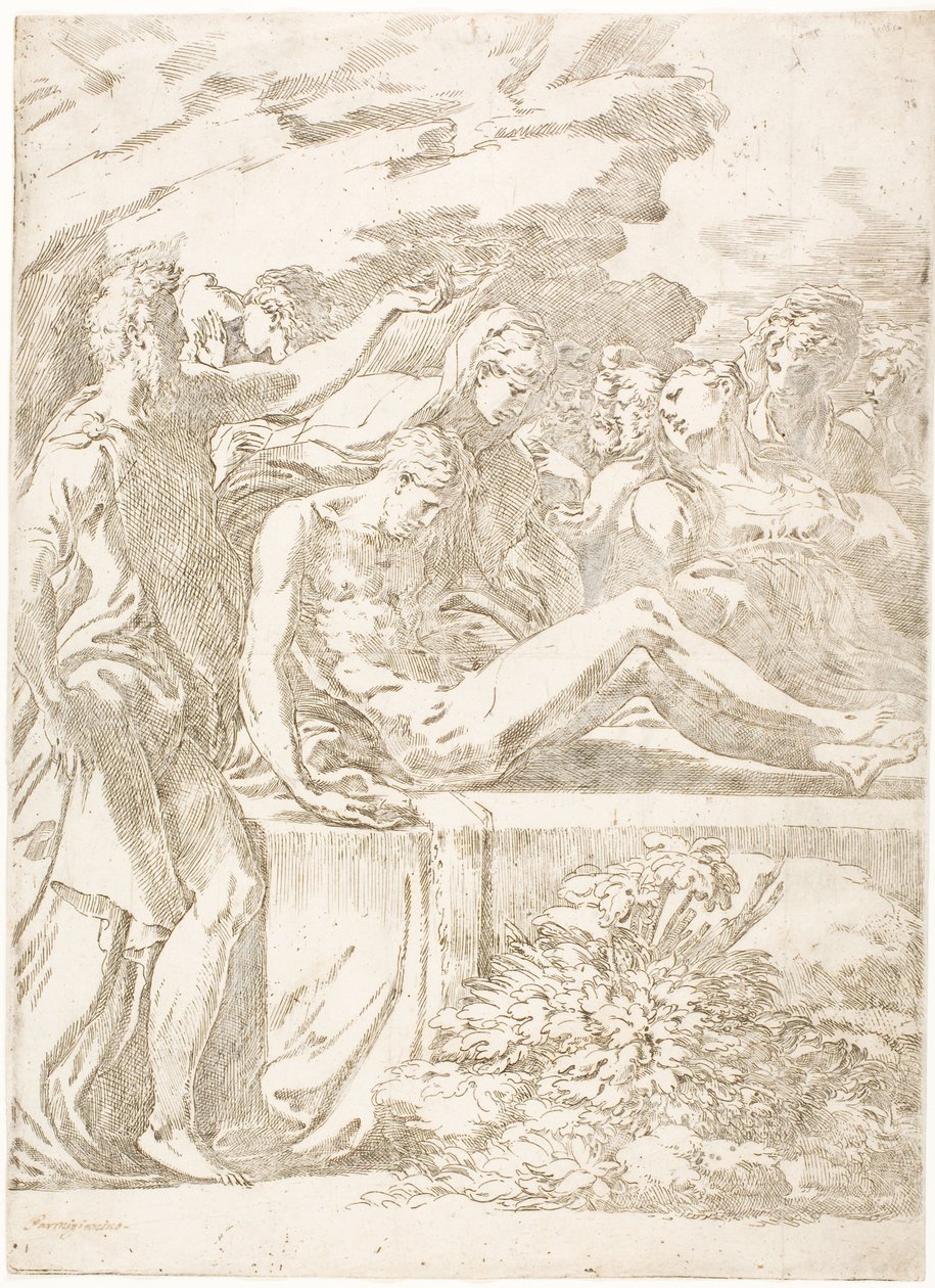 Die Grablegung von Parmigianino