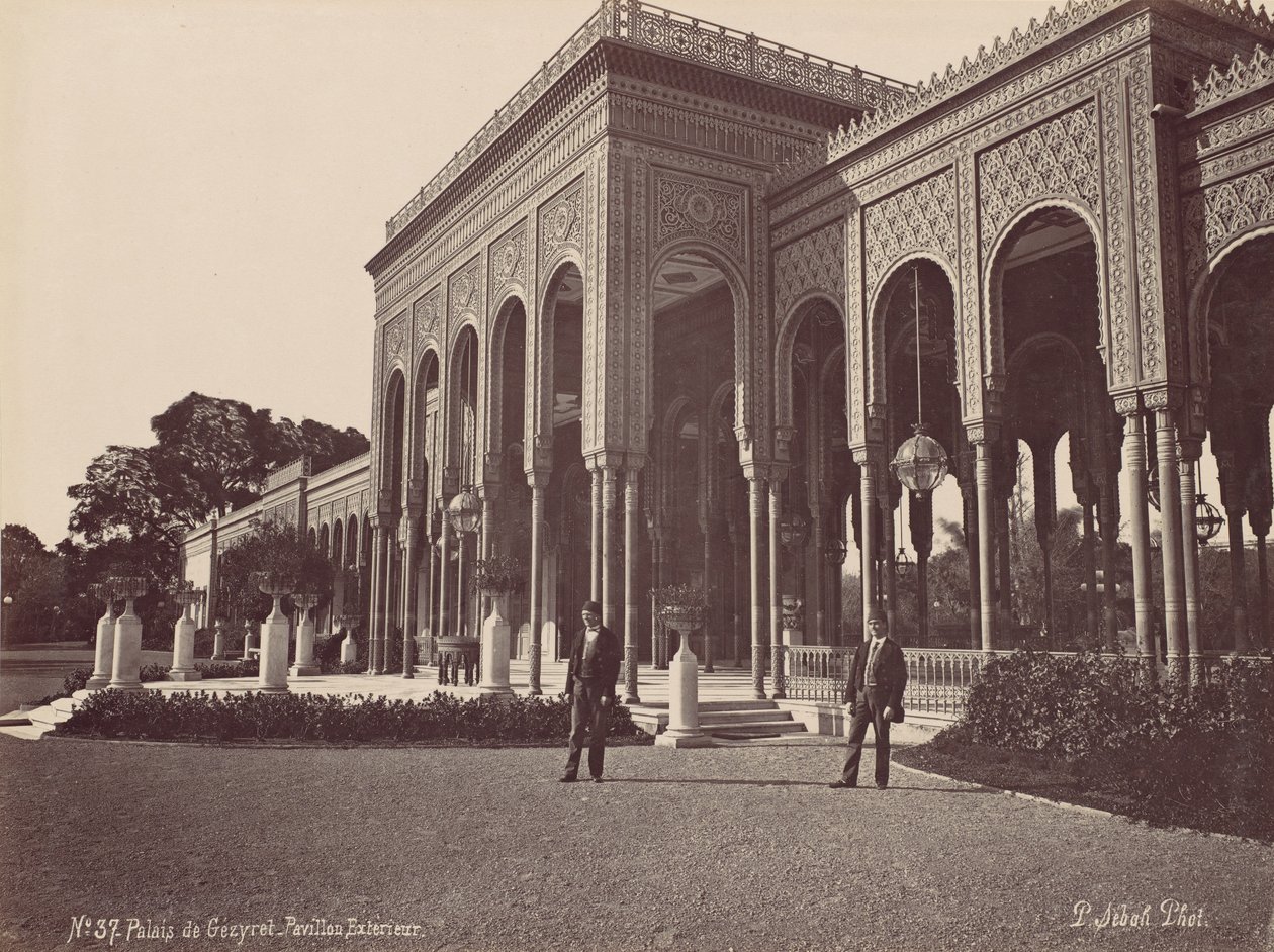Palais de Gézyret, Pavillon Exterieur von Pascal Sébah