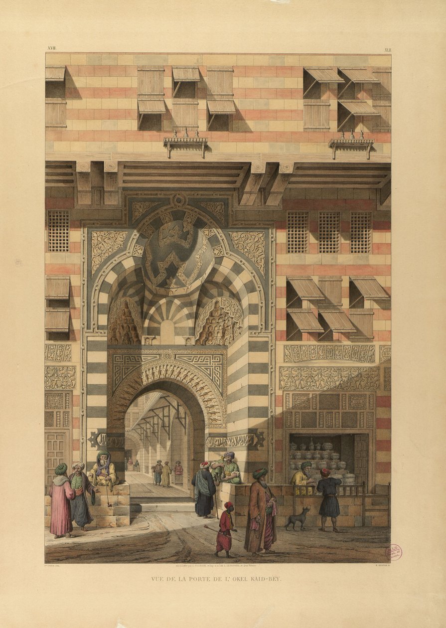 Der Sabil-Kuttab von Sultan Qaitbay von Pascal Xavier Coste