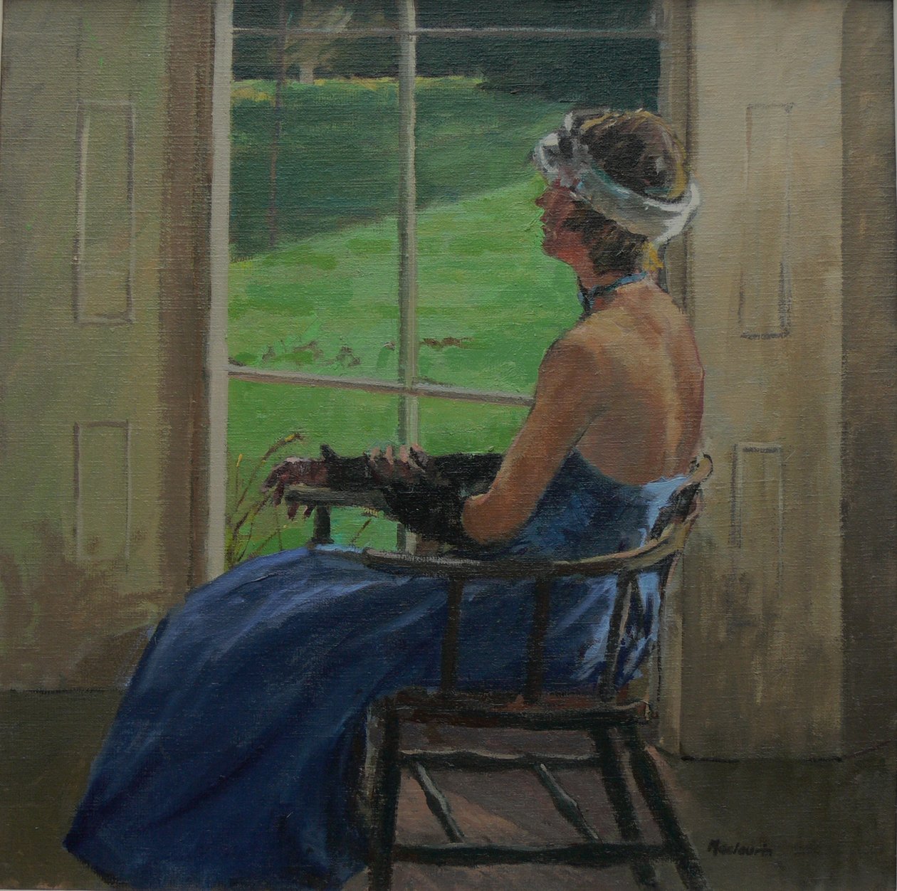 Das blaue Kleid, 2009 von Pat Maclaurin