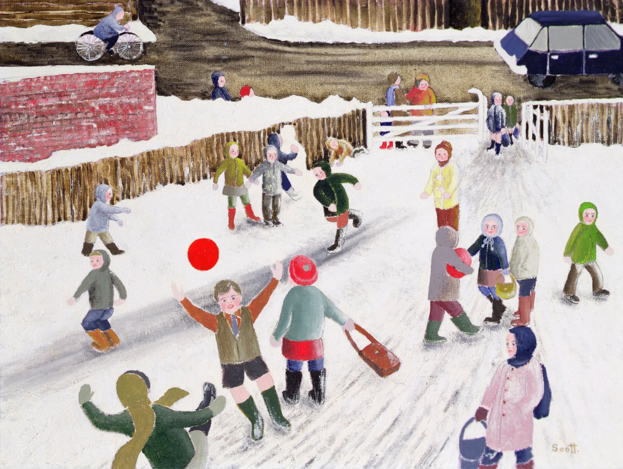 Spielplatz Schnee von Pat Scott