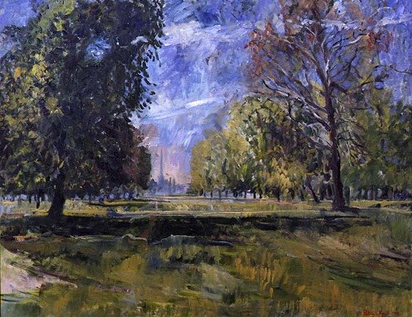 Entfernter Turm, 1997 von Patricia Espir