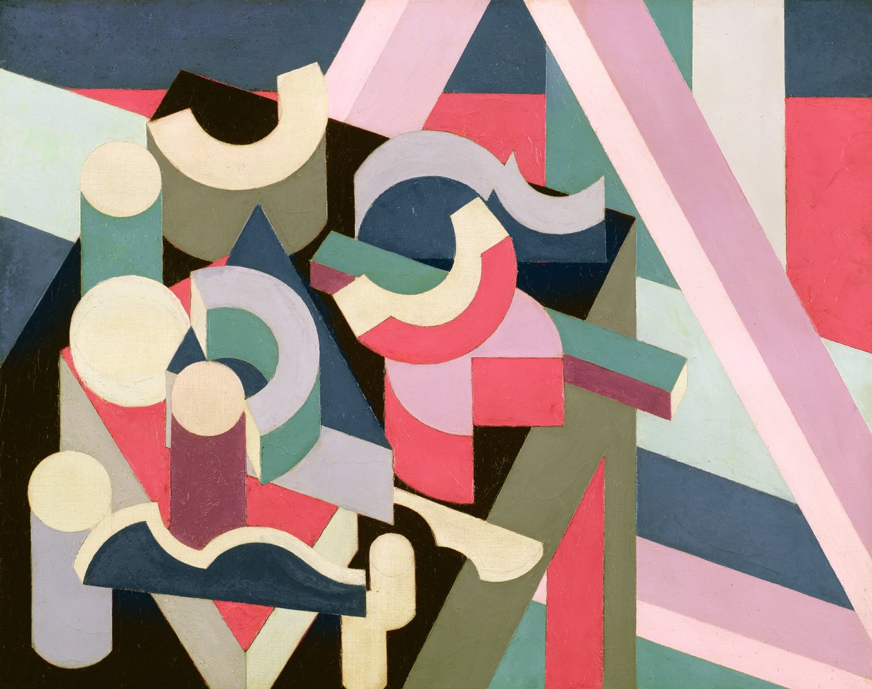 Würfelkomposition Nr. 1, 1925-26 von Patrick Henry Bruce
