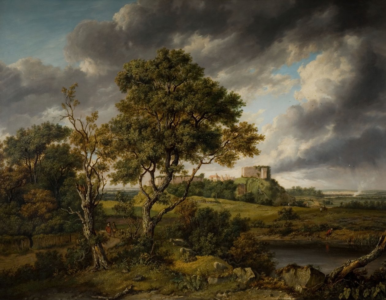 Carisbrooke Castle, Isle of Wight, 1831 von Patrick Nasmyth