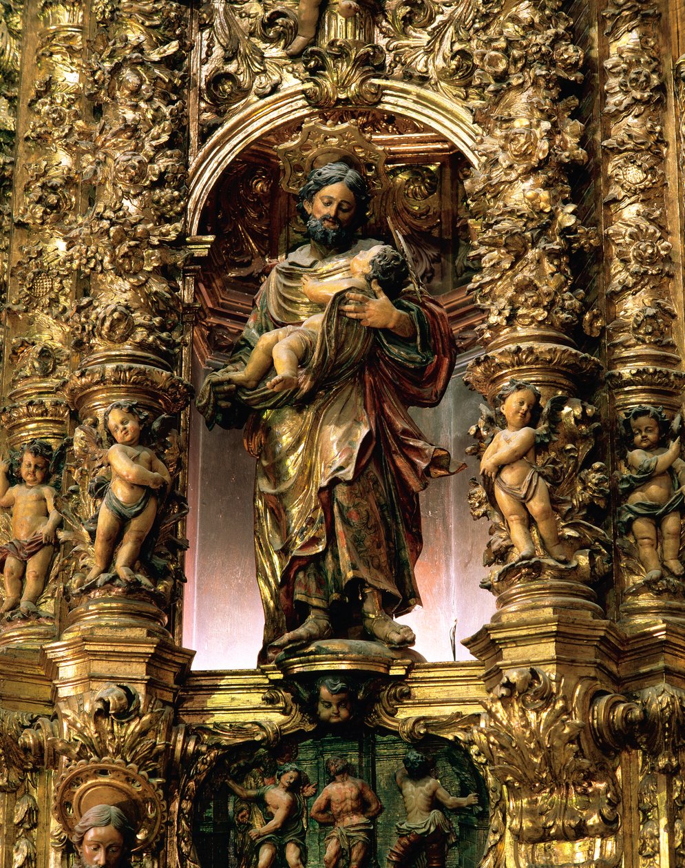 Heiliger Josef mit dem Jesuskind von Pau Costa