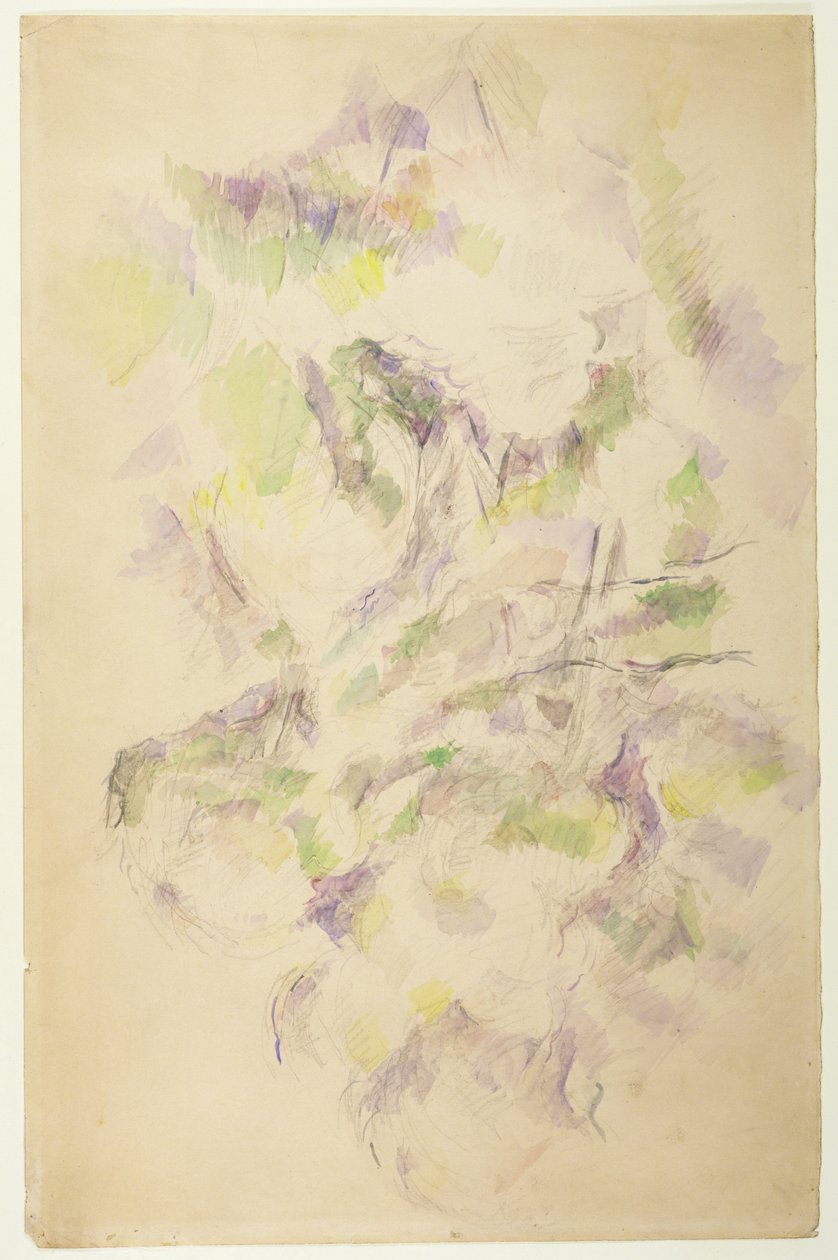 Studie für Bäume von Paul Cézanne