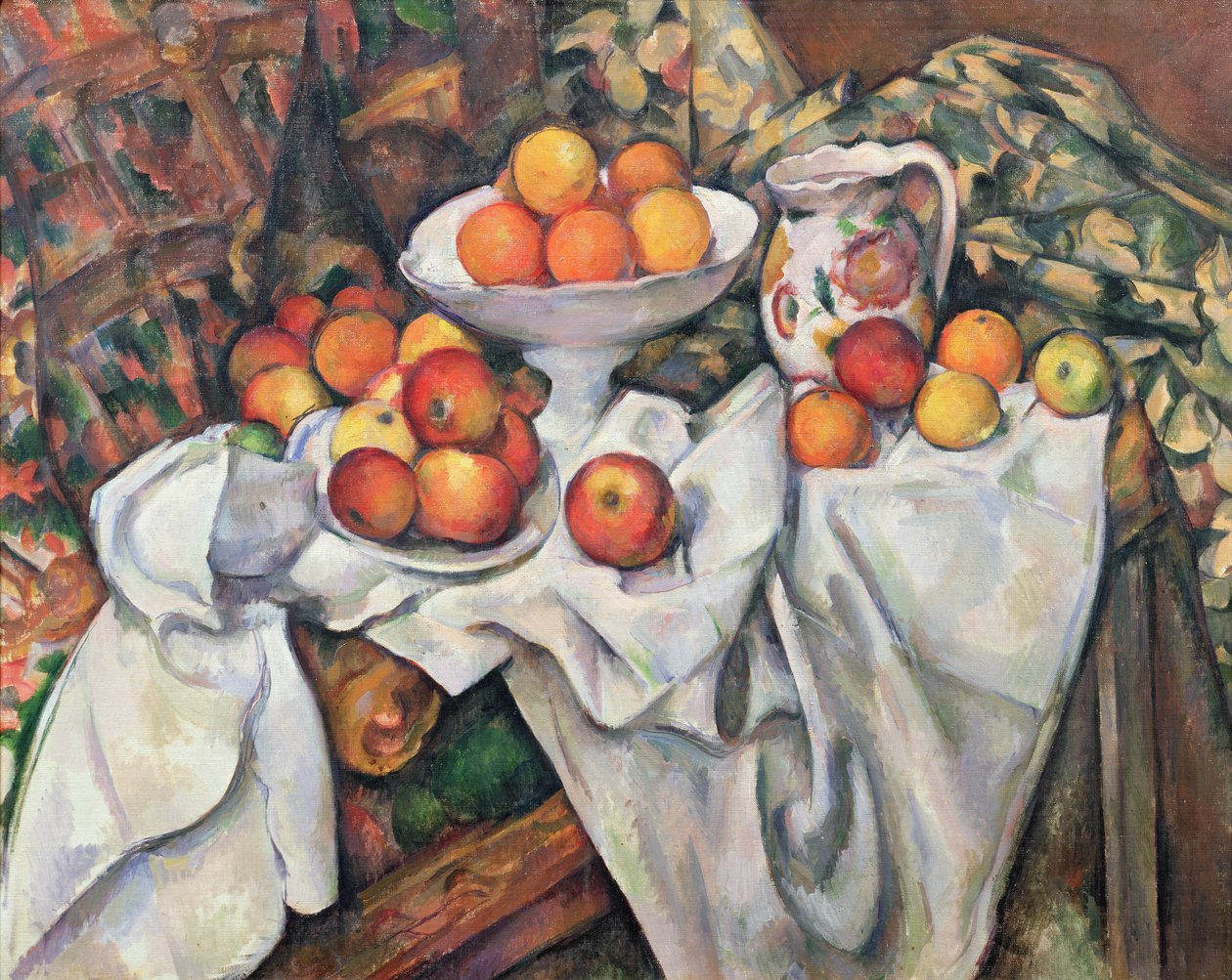 Äpfel und Orangen, 1895-1900 von Paul Cézanne
