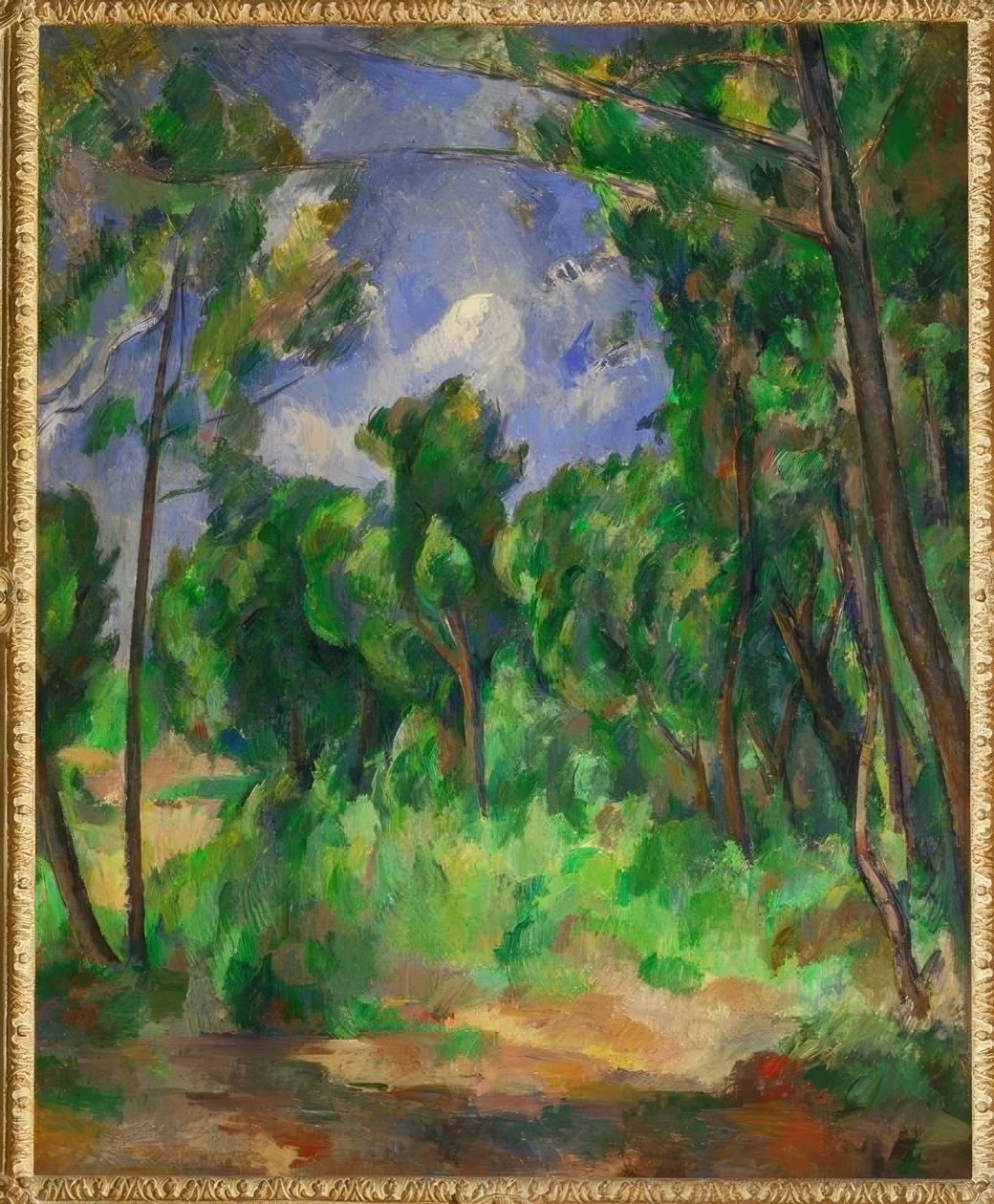 Lichtung von Paul Cézanne