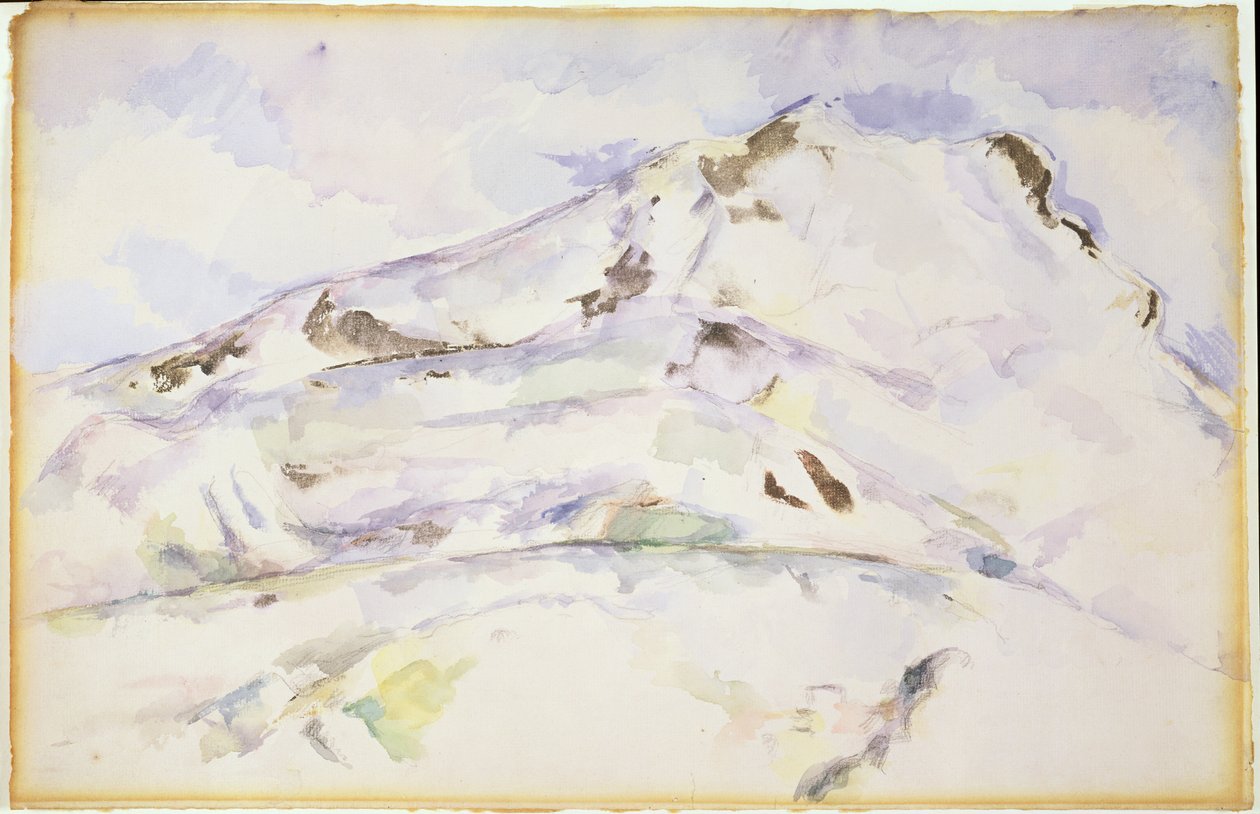 Gipfel von Ste. Victoire von Paul Cézanne
