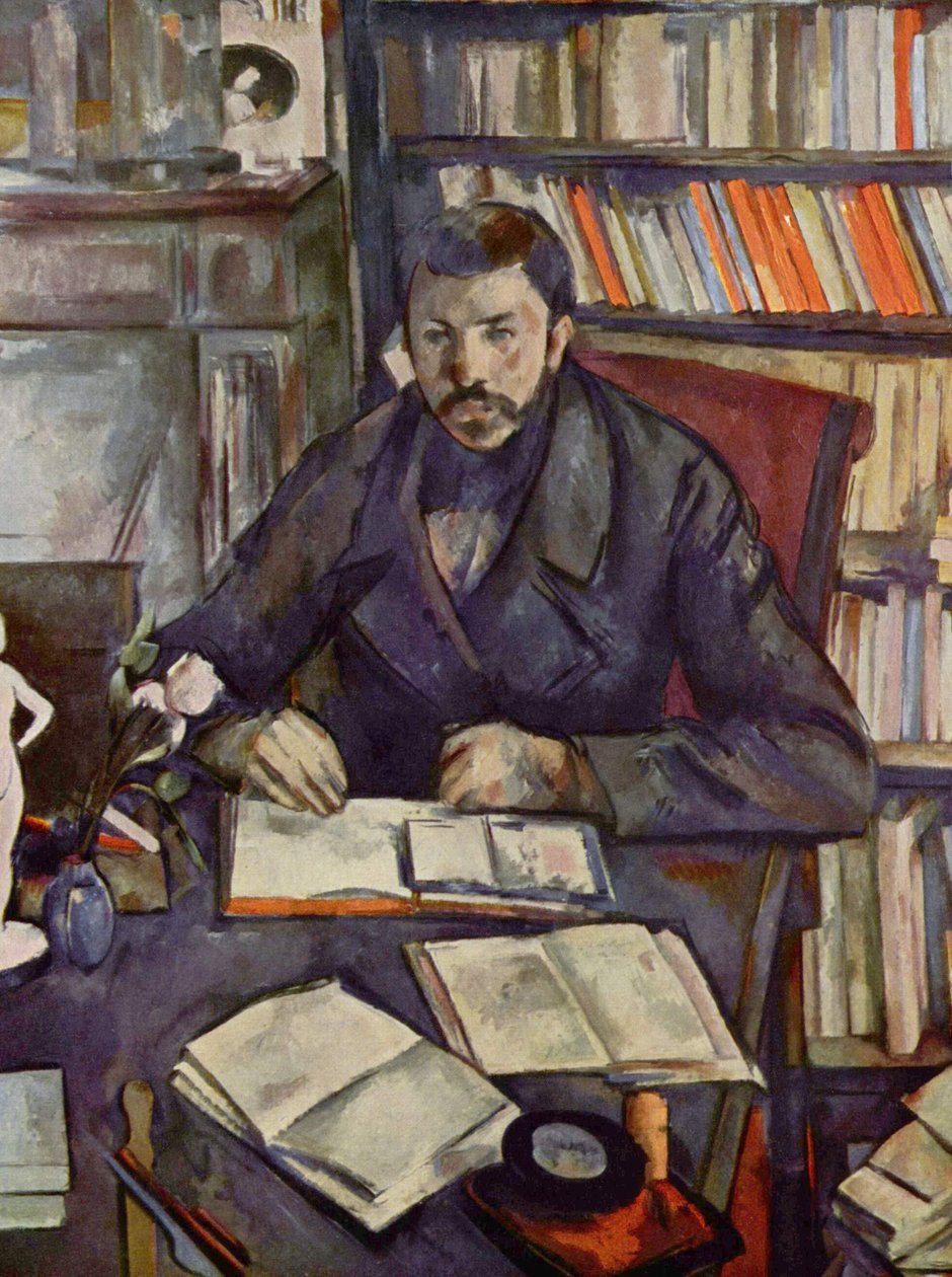 Porträt Gustave Geffroy von Paul Cézanne