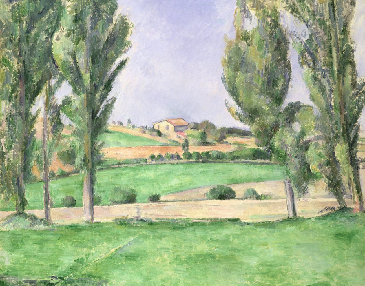 Provenzalische Landschaft, ca. 1885-87 von Paul Cézanne
