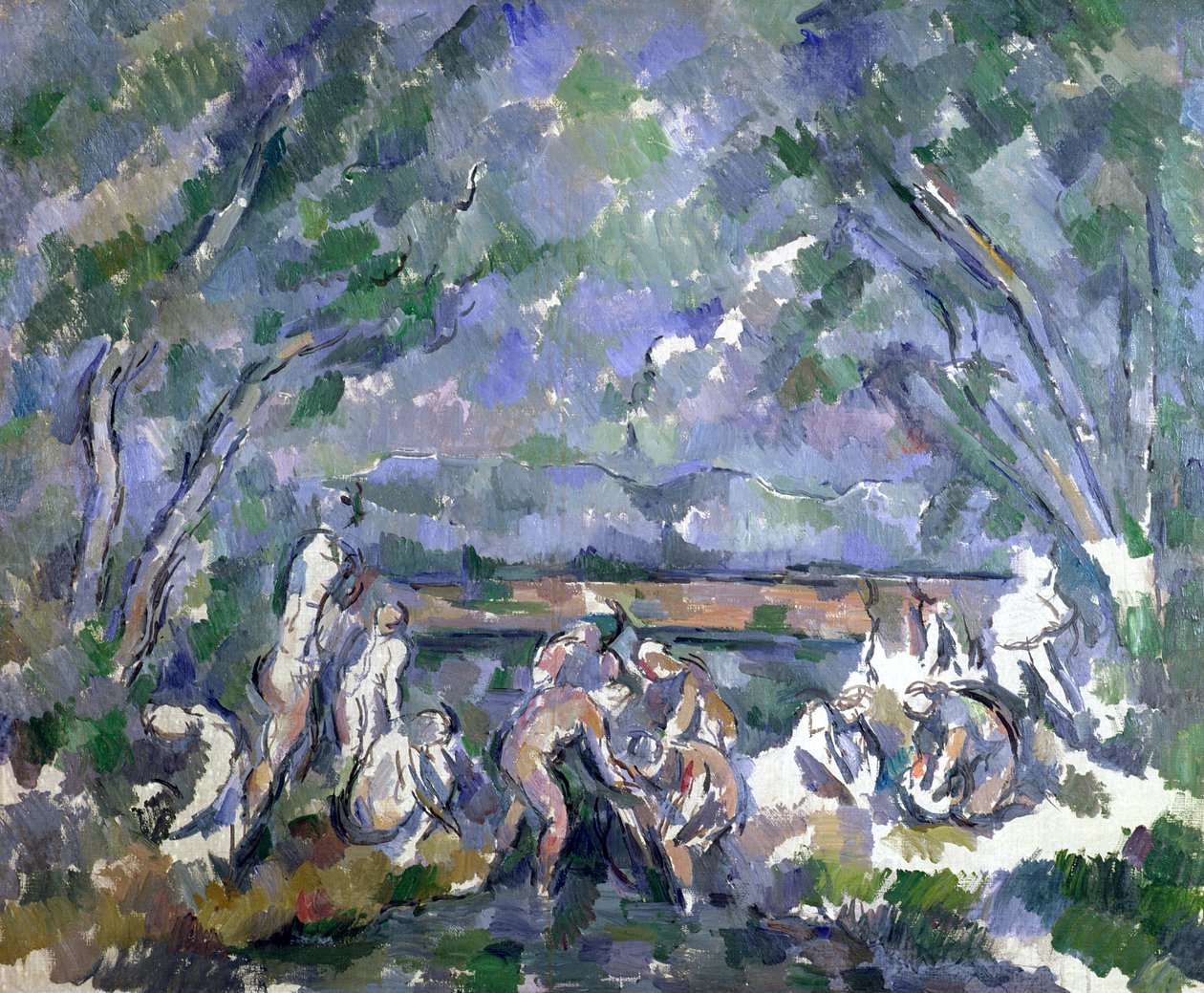 Die Badenden, 1902-06 von Paul Cézanne