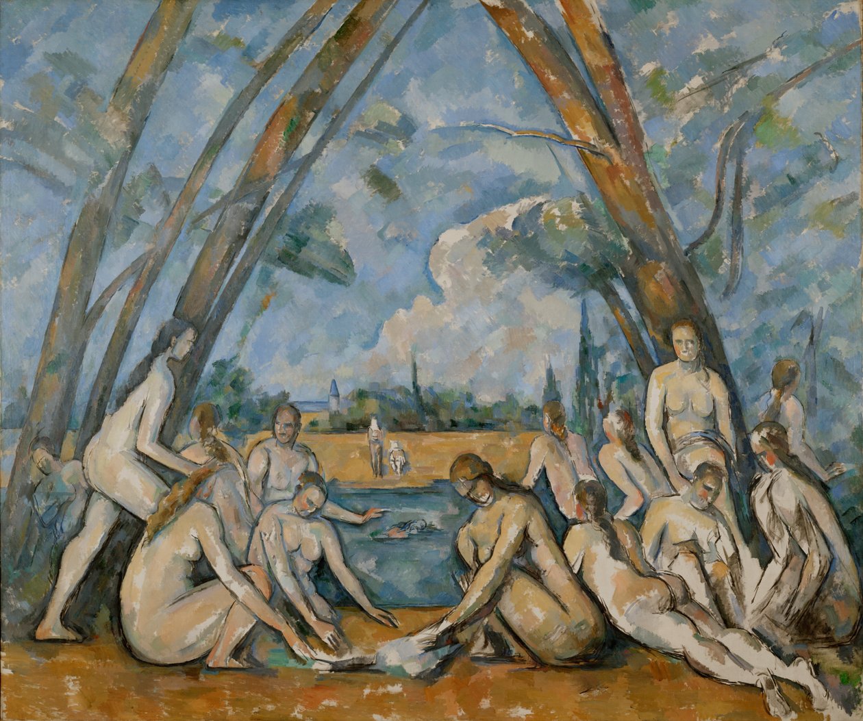 Die großen Badenden von Paul Cézanne