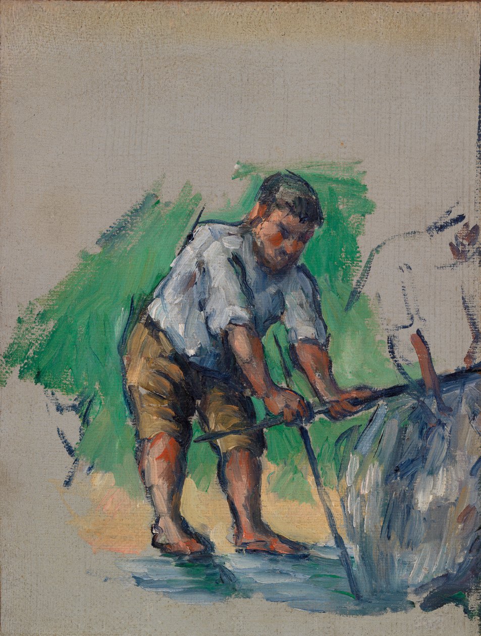 Der Brunnenbohrer (Le Foreur) von Paul Cézanne