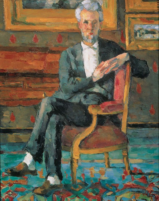 Victor Chocquet sitzend von Paul Cézanne