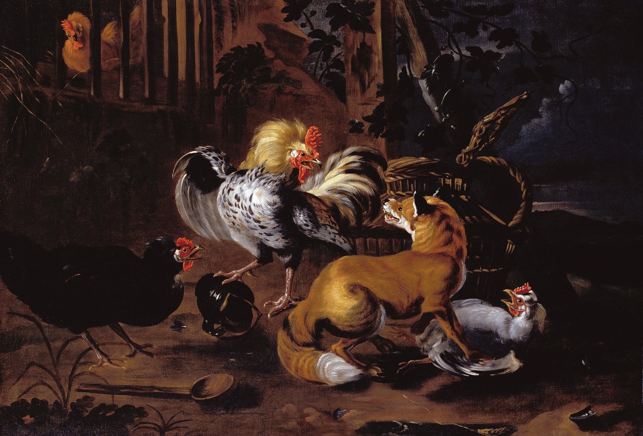 Fuchs und Geflügel von Paul De Vos
