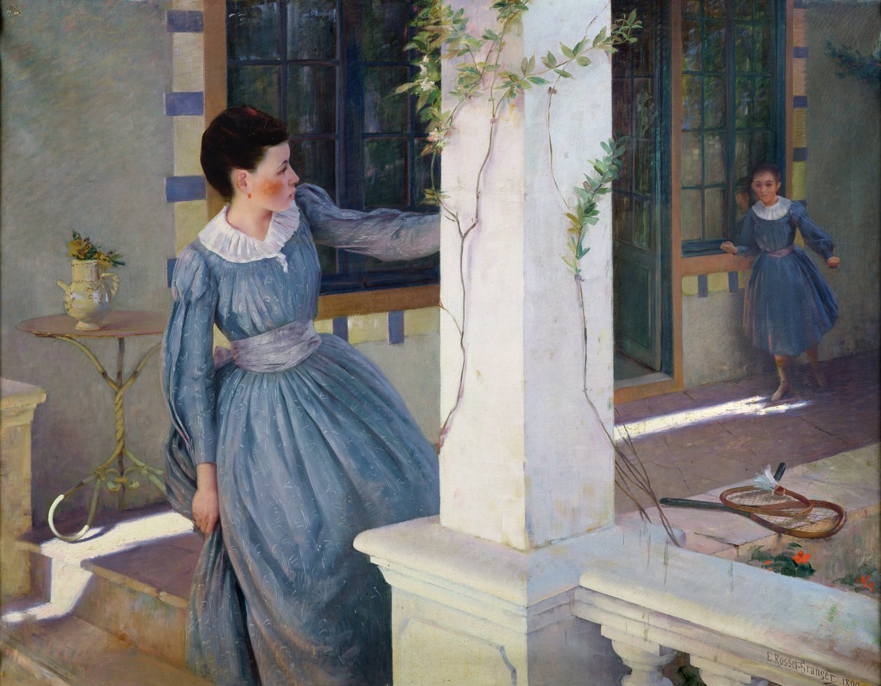 Verstecken spielen, 1890 von Paul Edouard Rosset Granger