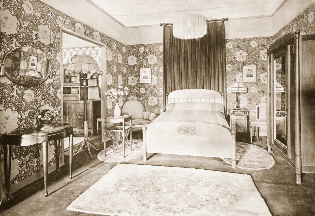 Schlafzimmer, 1930 von Paul Follot