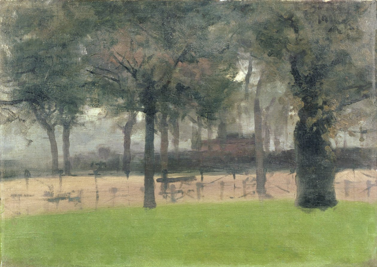 Der Musikpavillon im Hyde Park - Ende des Tages von Paul Fordyce Maitland