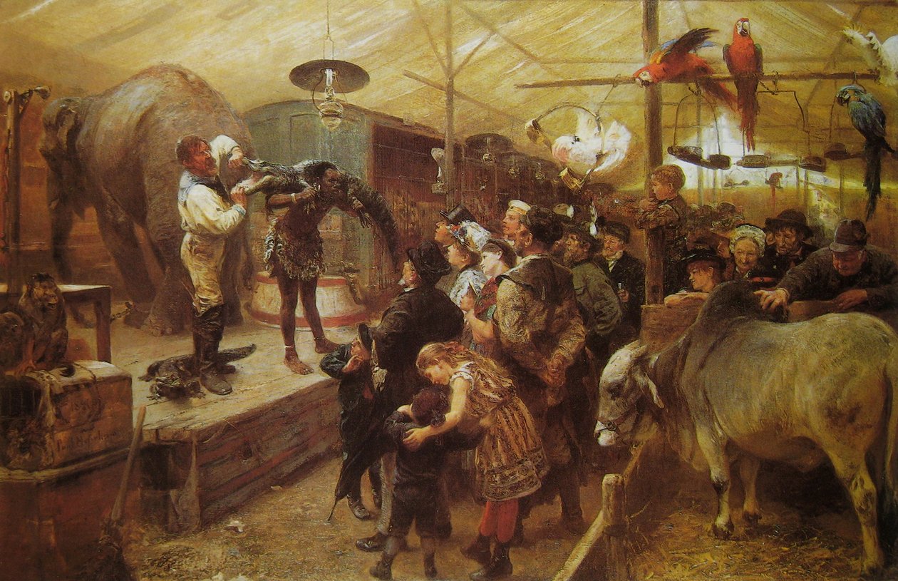 Menagerie von Paul Friedrich Meyerheim