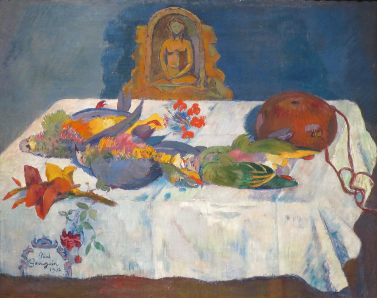 Stilleben mit exotischen Vögeln I von Paul Gauguin
