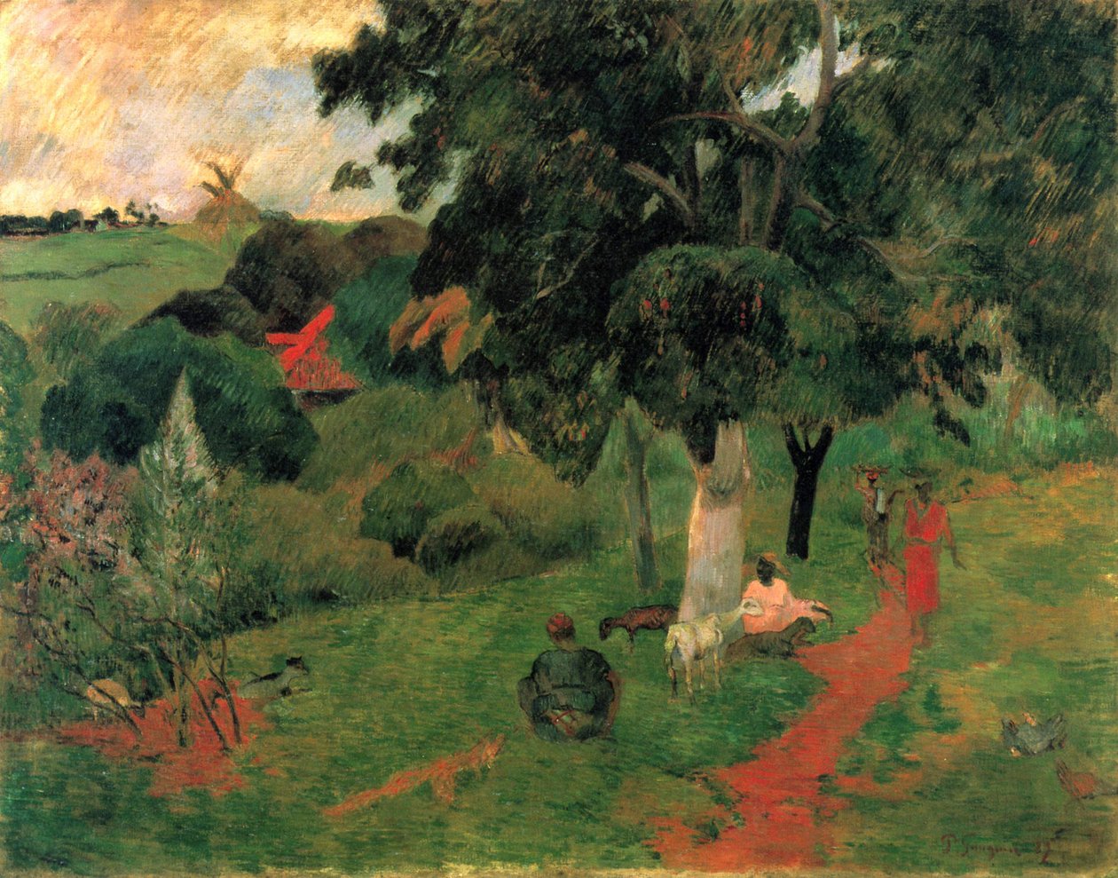 Kommen und Gehen von Paul Gauguin