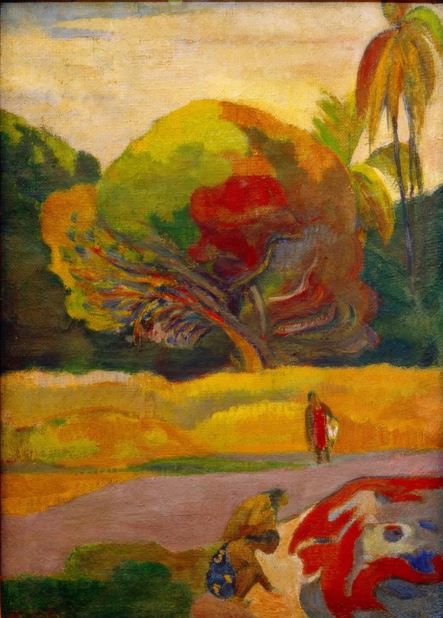 Frauen am Fluss von Paul Gauguin