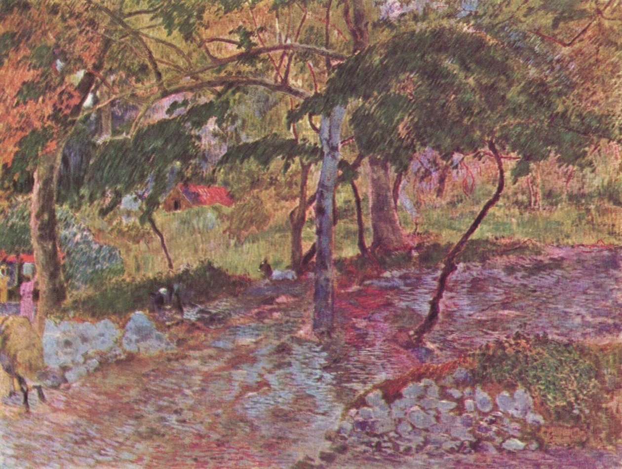Landschaft auf Martinique von Paul Gauguin