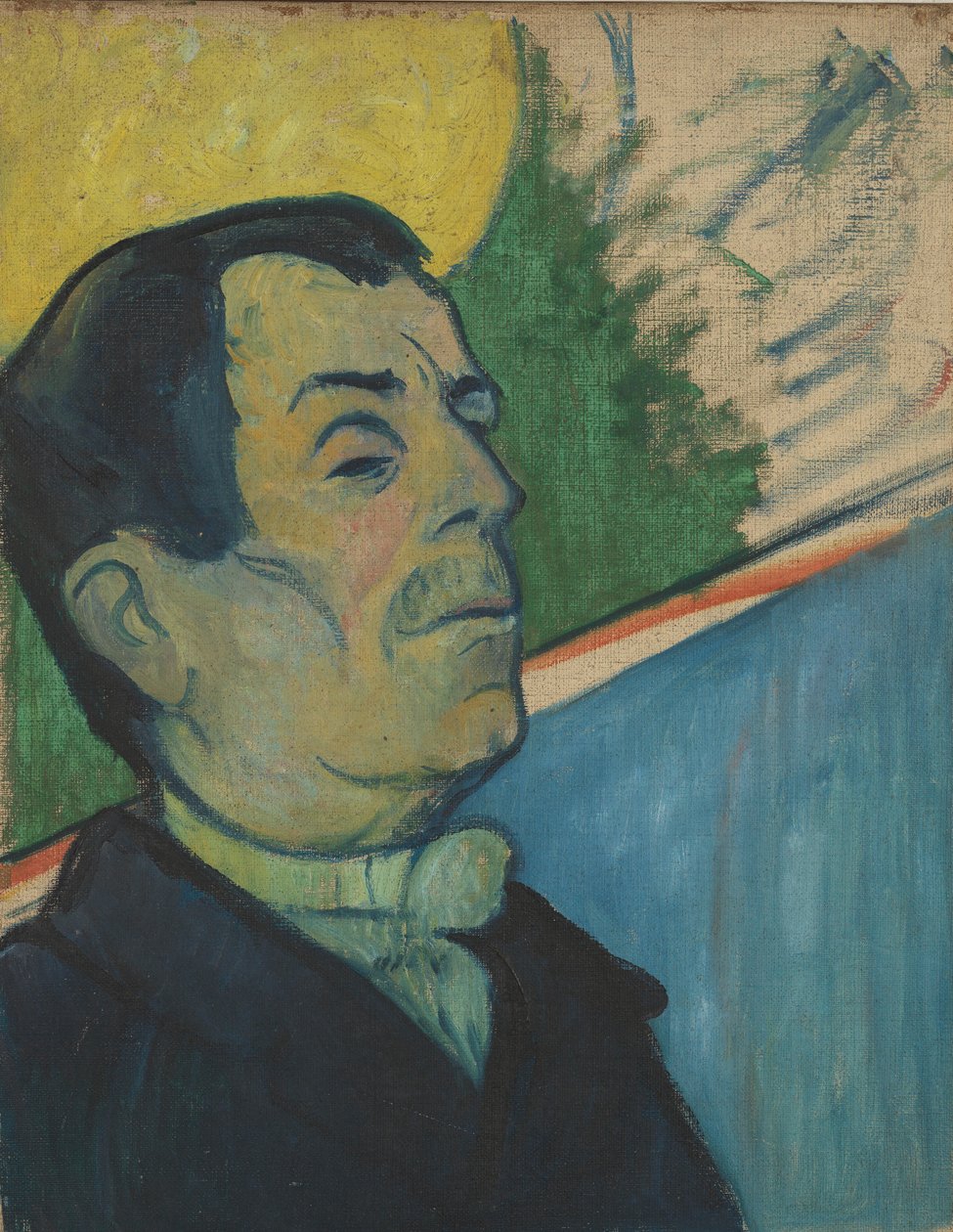 Porträt eines Mannes mit Lavallière von Paul Gauguin