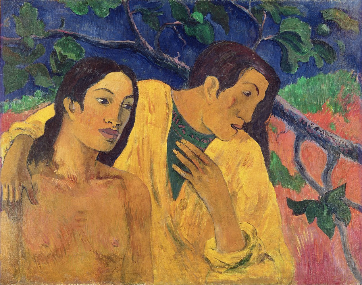 Die Flucht oder Tahitianisches Idyll, 1902 von Paul Gauguin