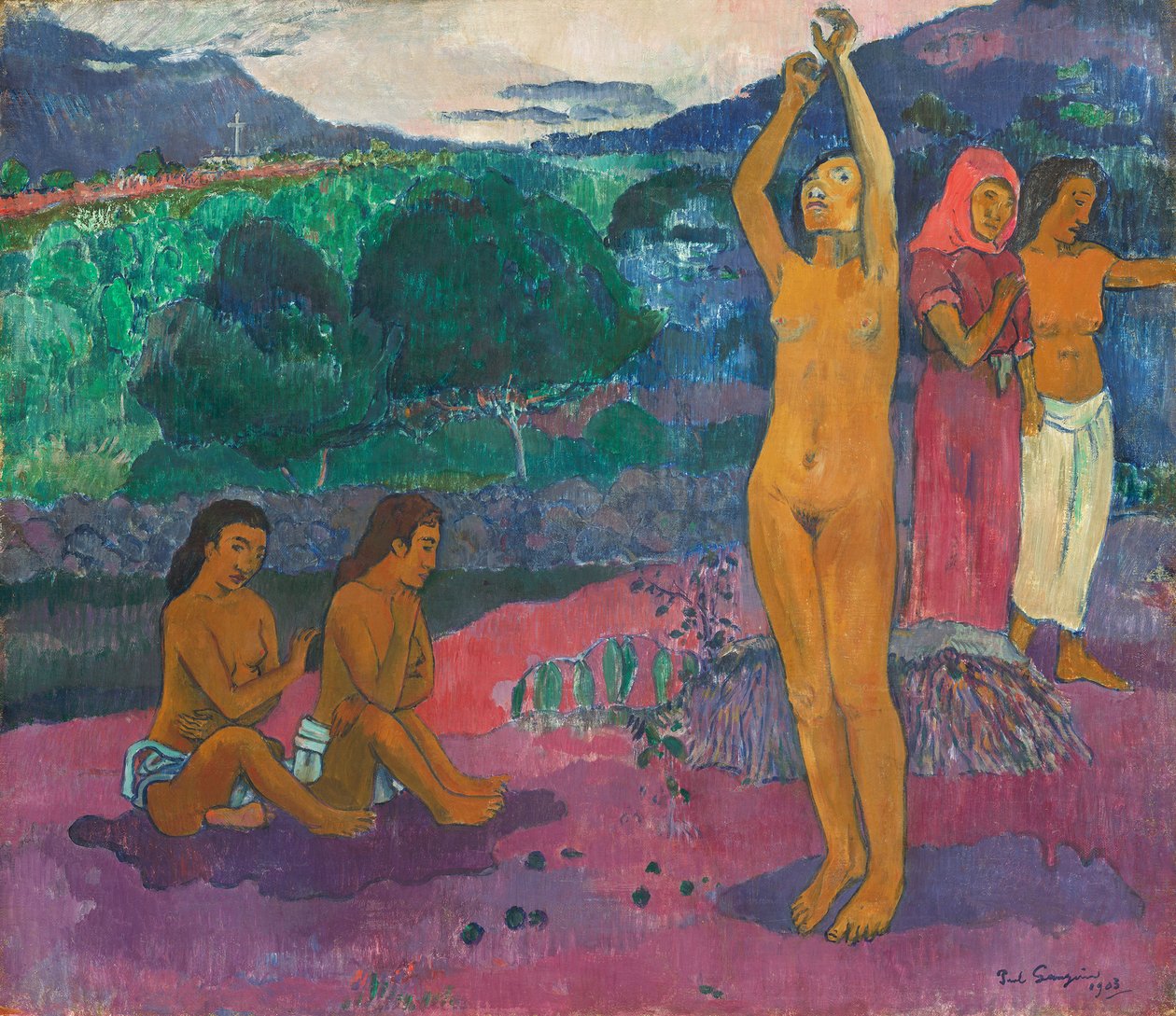 Die Anrufung, 1903 von Paul Gauguin