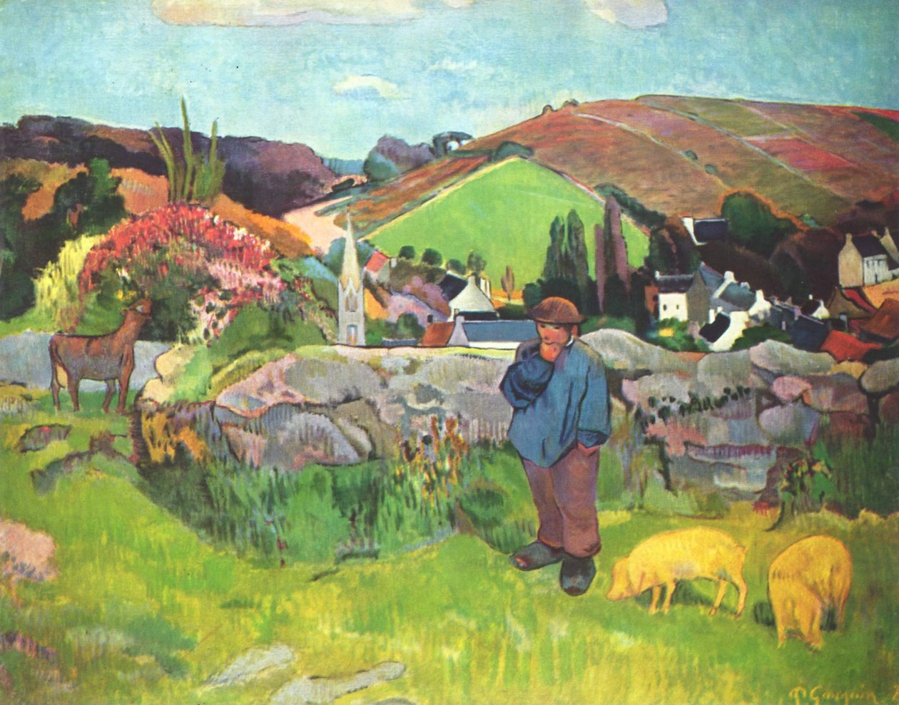 Der Schweinehirt von Paul Gauguin