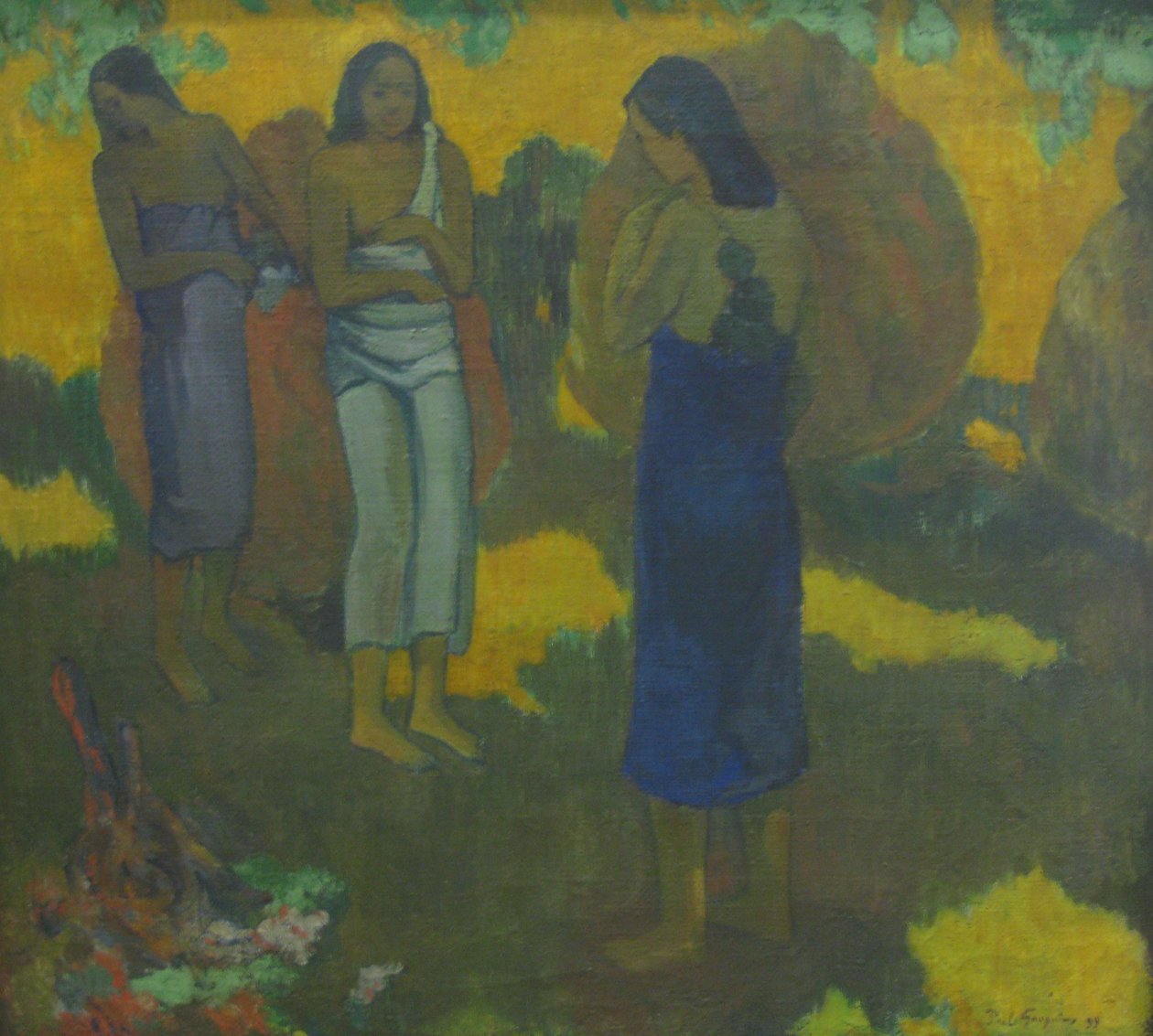 Drei Tahitianer von Paul Gauguin