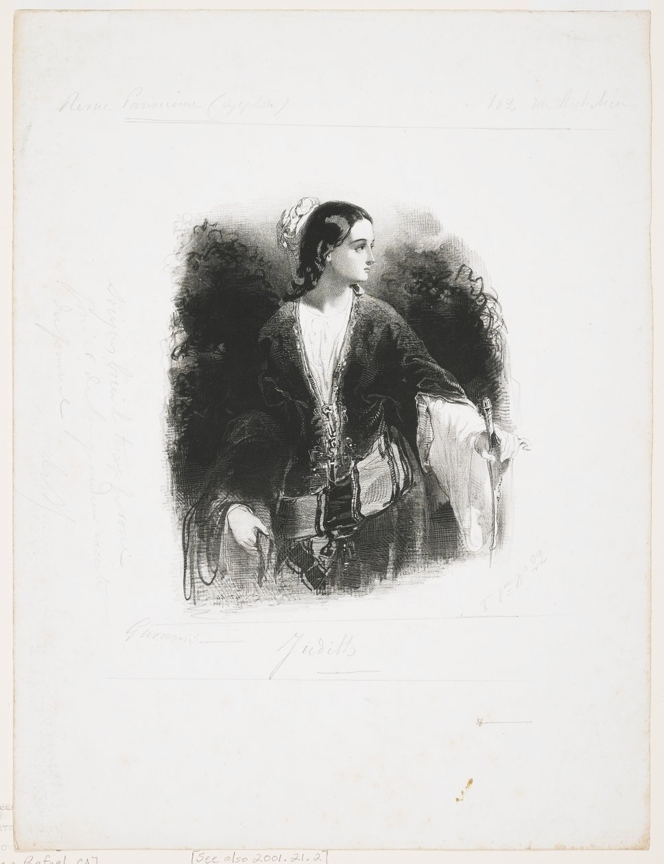 Judith, 1842 von Paul Gavarni