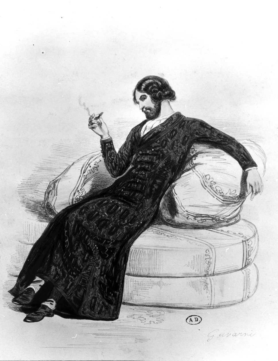 Der Künstler, um 1830 von Paul Gavarni