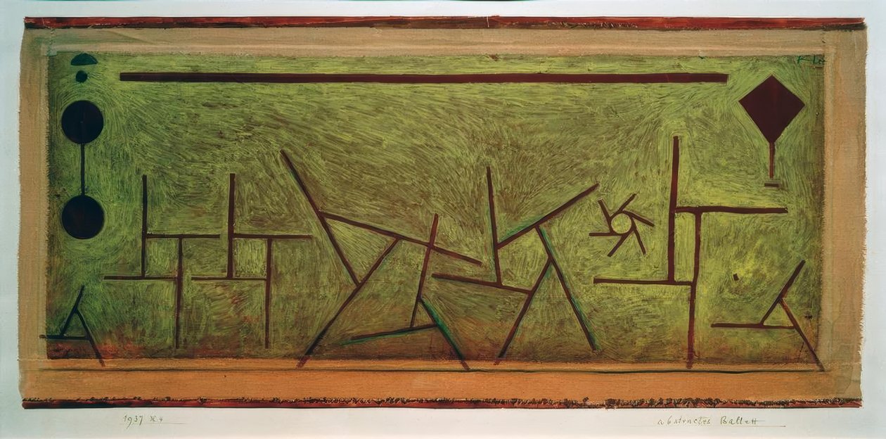 Abstraktes Ballett von Paul Klee