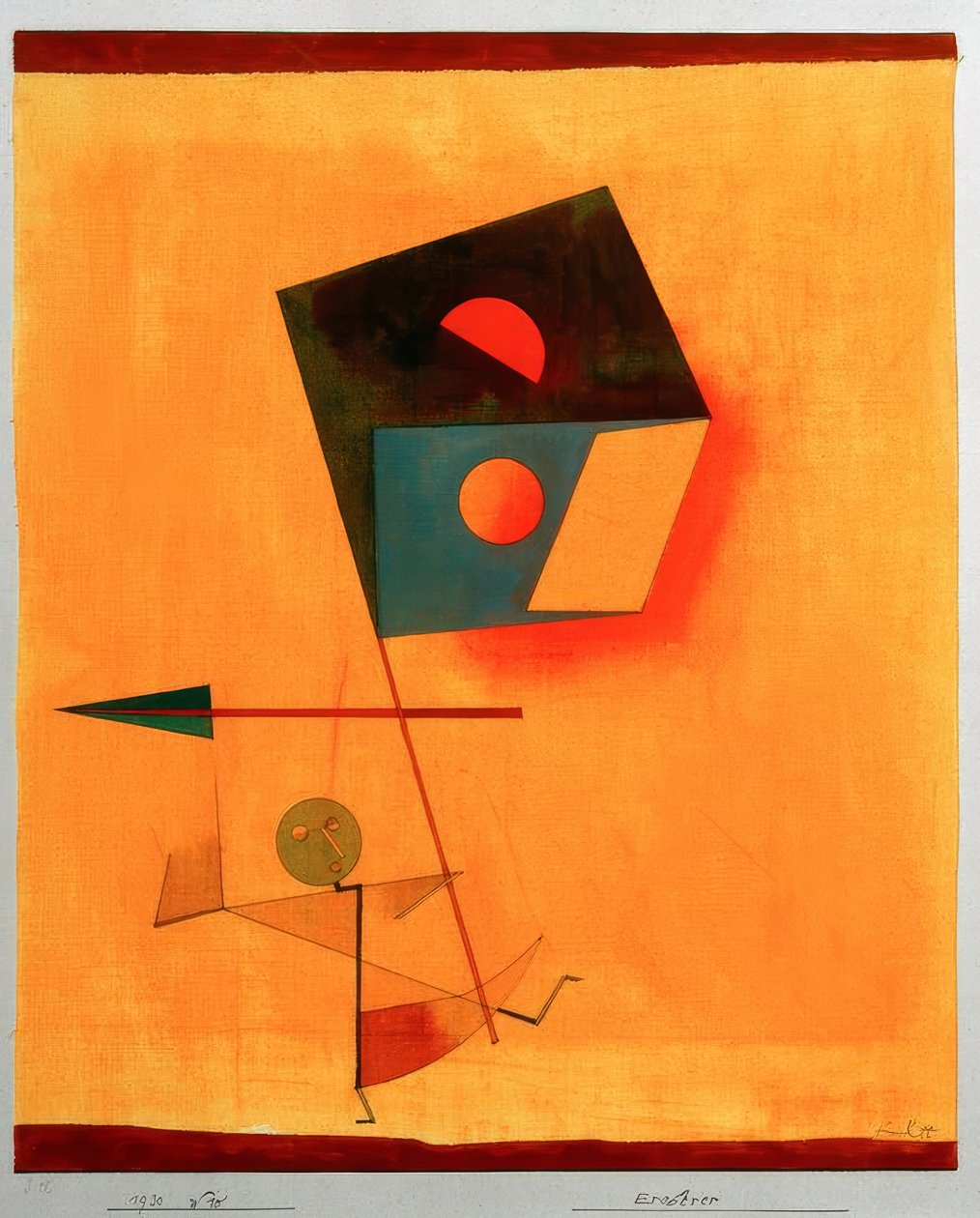 Arabische Stadt von Paul Klee