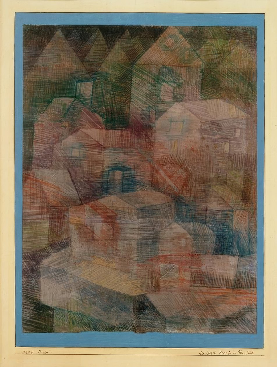 Das letzte Dorf im Ph.-Tal von Paul Klee