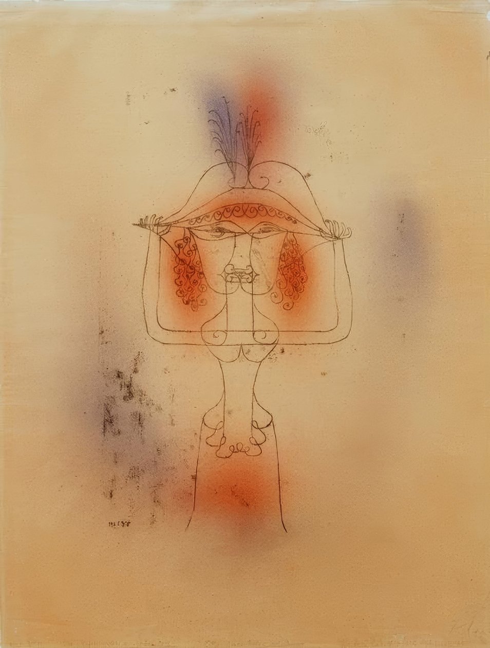 Die Sängerin der komischen Oper von Paul Klee