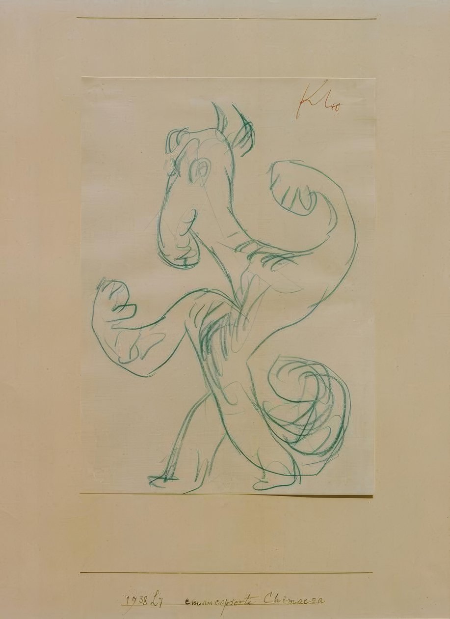 Emanzipierte Chimäre von Paul Klee