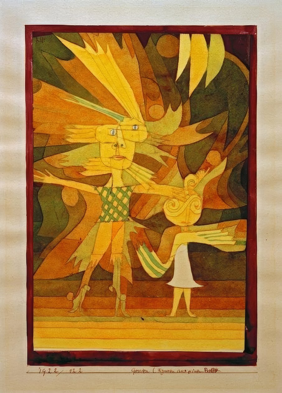 Genien (Figuren aus einem Ballett) von Paul Klee