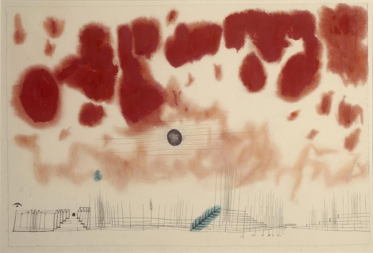 Gewölk über Bor von Paul Klee